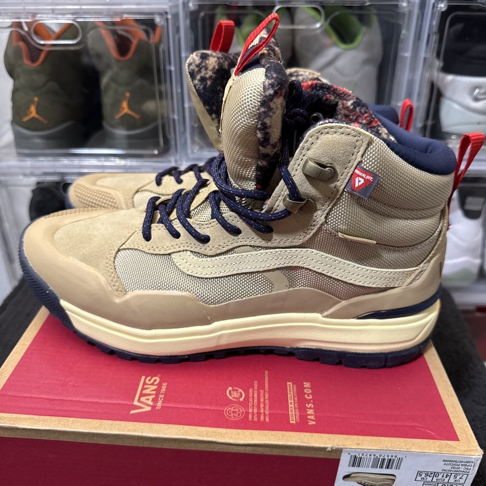 Vans Ultra Range EXO HI MTE-2 Trail Hiking Boots 'Taos Taupe' Mens Size 8.5 -10W